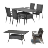 Outdoor Table Set with Chair 6 in 1