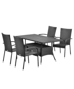 Outdoor Table Set with Chair 6 in 1