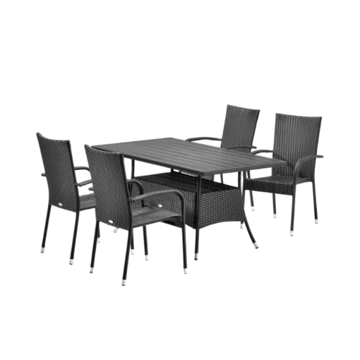 Outdoor Table Set with Chair 6 in 1