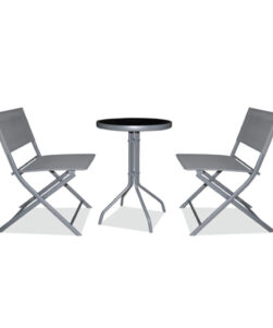 Aluminum Hockers Table & Chair Set