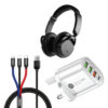 3 in 1 Data Cable + Bluetooth Headset + PD 20W Charger