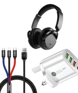 3 in 1 Data Cable + Bluetooth Headset + PD 20W Charger