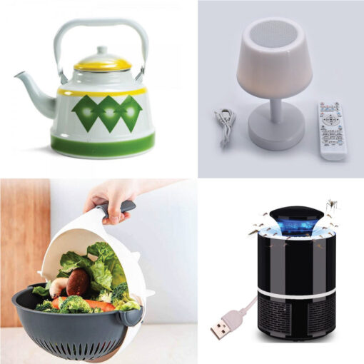 Mosquito Killer Lamp + Fruit Vegetable Basket + MF Table Speaker