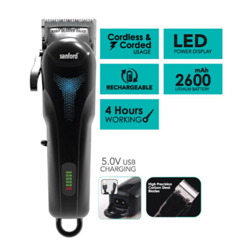 SF1955HC Sanford Rechargeable Hair Clipper